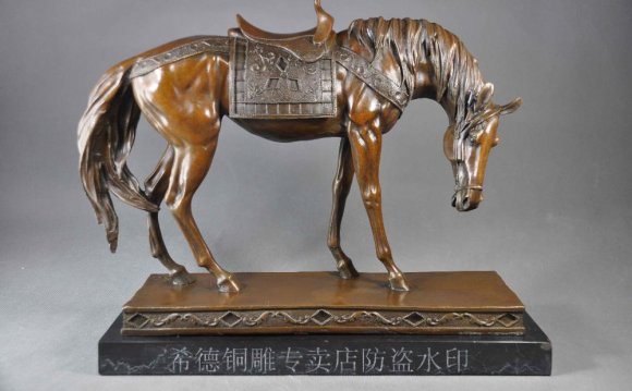 Horse Copper sculpture