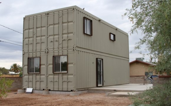 This shipping container house