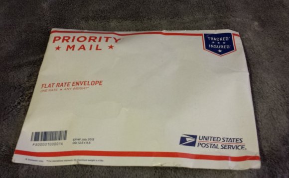 Flat rate envelope