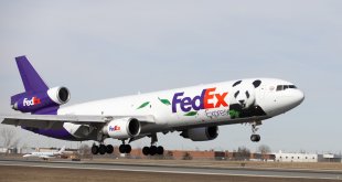 FedEx Panda Express plane lands in Toronto