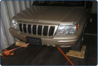 Image of secured vehicle