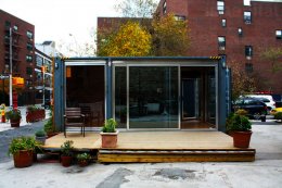 Meka, shipping containers, prefab, prefab architecture, green architecture, prefabirctaed homes, modular homes, modular architecture, Michael de Jong, Jason Halter, Christos Marcopoulous, West Village, NYC, New York City,