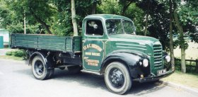 Old Ford Coe Transport Truck