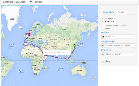 Shipping time Calculator