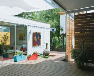 shipping containers, shipping container home, houston, affordable housing, recycled materials