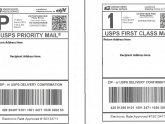 Shipping labels