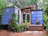 Simple shipping container homes