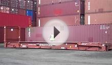 40ft collapsible flat rack shipping container