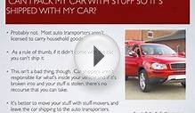 Car Shipping Companies - Auto Shipping Questions-Part 2 Of 3
