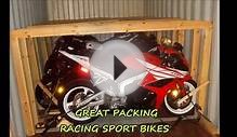 Motorcycle International Shipping | Loading in Containers