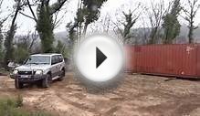 Moving A 40ft Shipping Container With An SUV 8