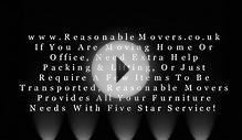 Professional Removal Service UK. London, Sheffield