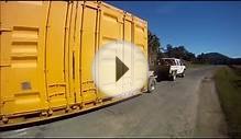 shipping container becomes trailer