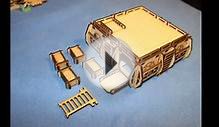 Underground Lasers Wide shipping container assembly video