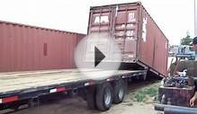 Unloading 20-foot Shipping Container - Part 2 of 2