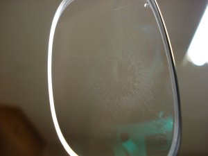 Zenni Optical review - 2009 - cracked AR coating - hot water 1
